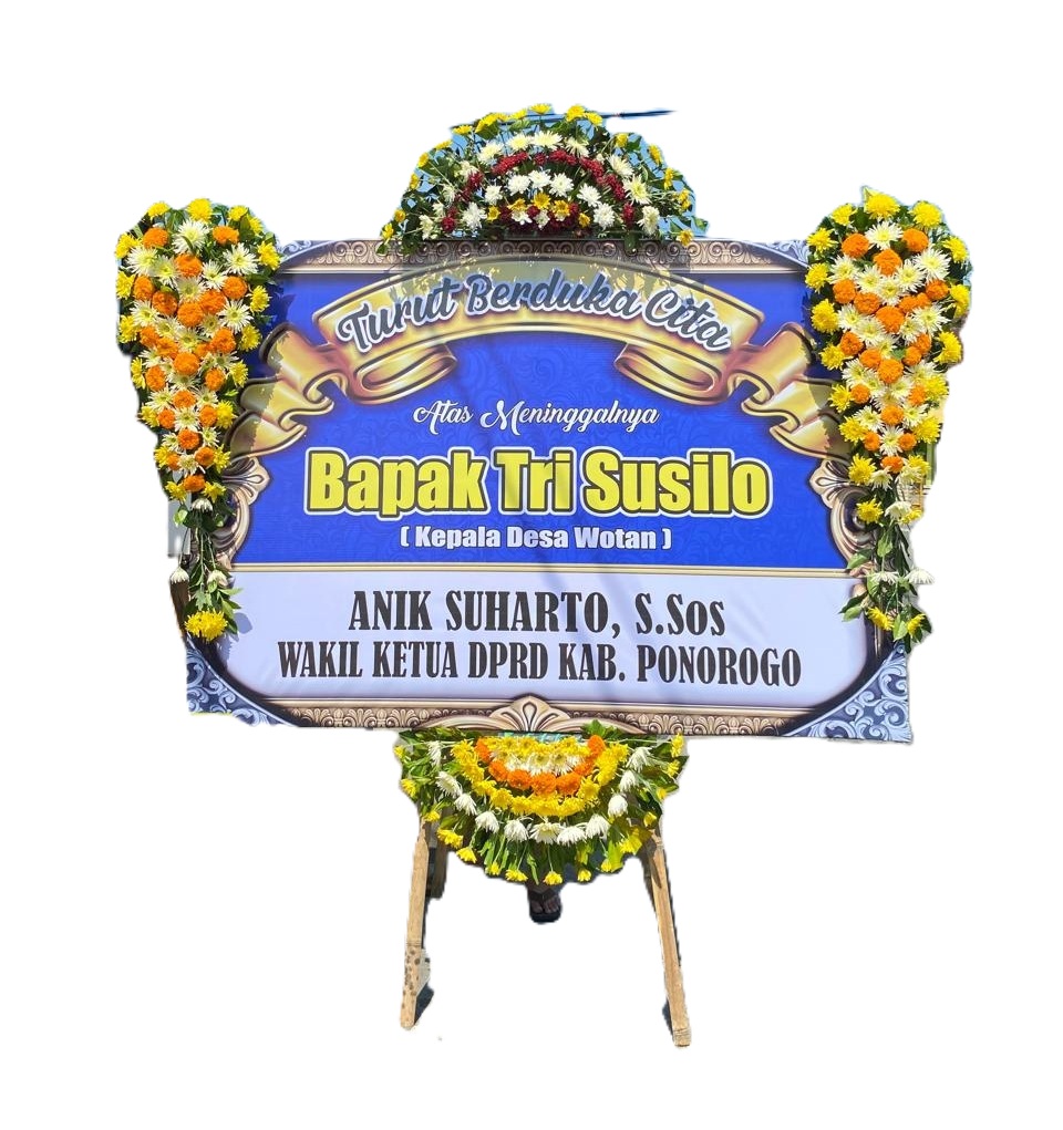 Bunga Papan, Papan Bunga Duka Cita